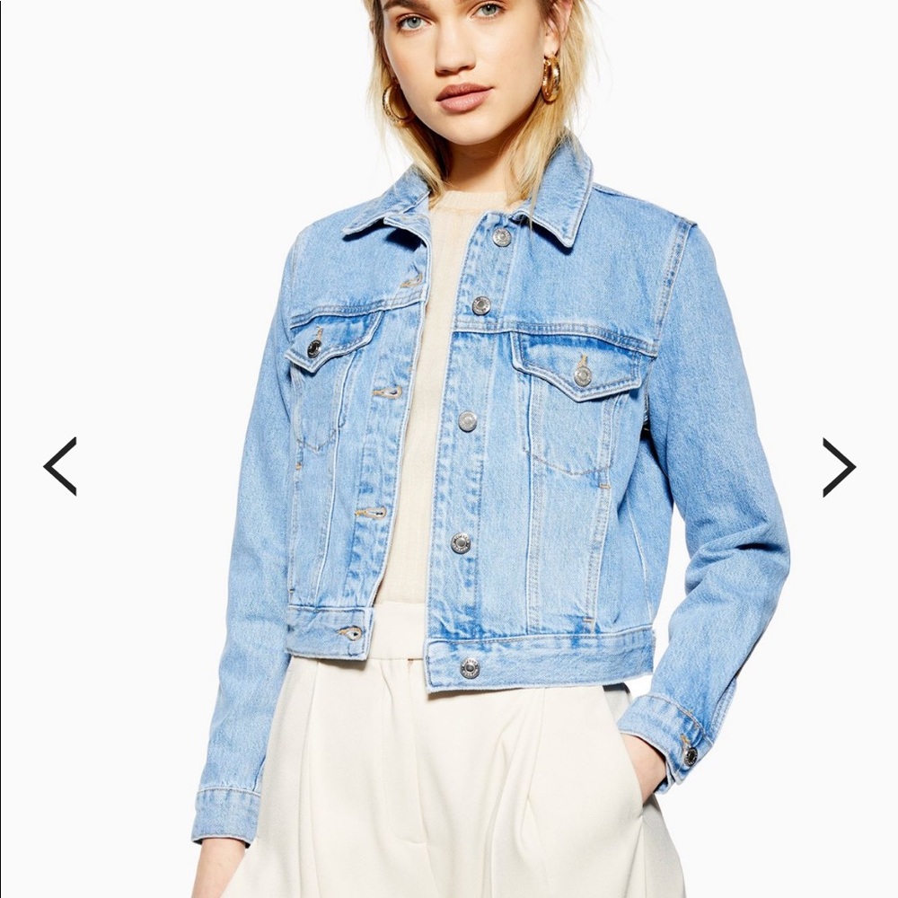 Topshop denim jean jacket slightly cropped 2